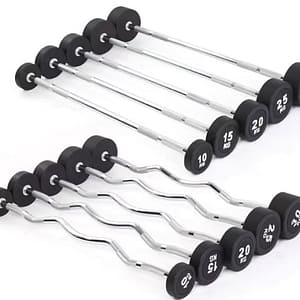 STRAIGHT AND CURL BARBELL